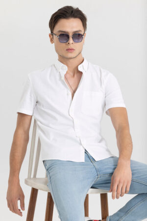 Snitch Ivory Embrace White Oxford Shirt