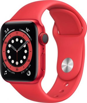 Apple Watch Series 6 GPS + Cellular (Red Strap, Regular) Apple Watch Series 6 40 mm
