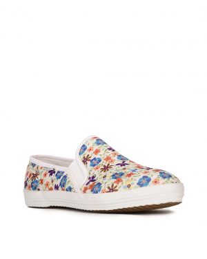 Bata Women Floral Print Slip-On Casual Shoes