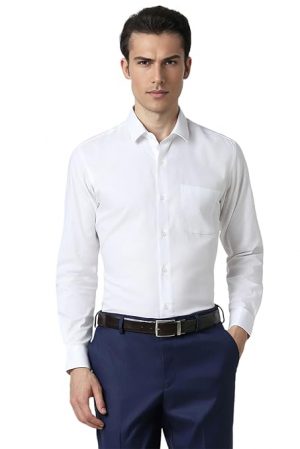 Peter England Men's Regular Fit Shirt