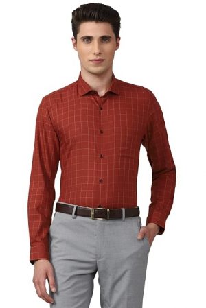 Peter England Men's Regular Fit Shirt classic design Perfect for both casual and formal occasions,