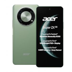 Acer Super ZX 5G (Cosmic Green, 6GB RAM, 128GB Storage)