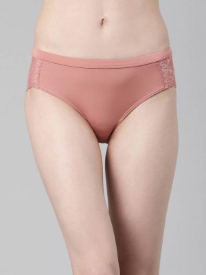 Enamor P118 Flat Elastic Women Hipster Pink Panty
