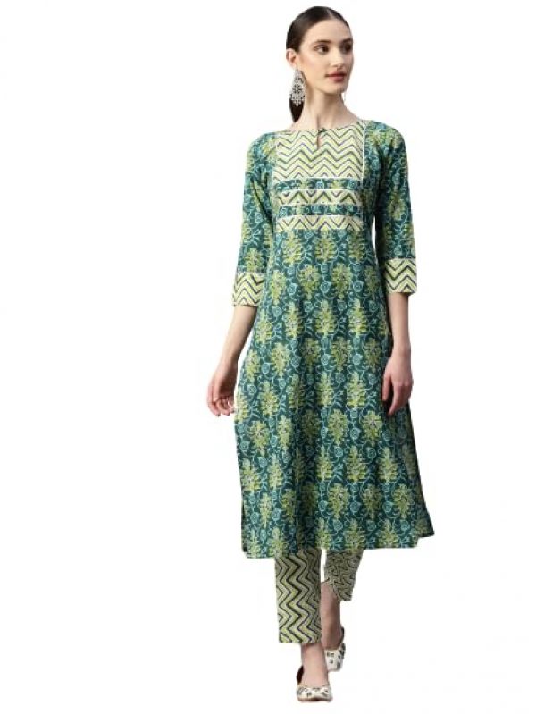 Indibelle Cotton Floral Print Kurta Discover stylish and comfortable Indibelle Women's Kurtas perfect for every occasion.