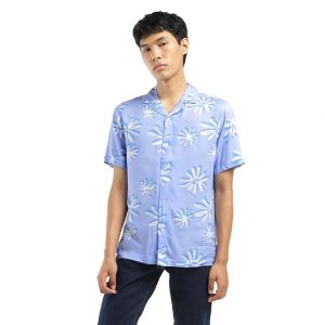 Levi's Men's Floral Print Camp Shirt