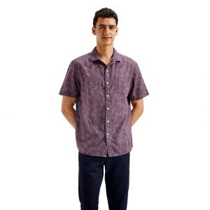 Levi's Men's Floral Slim Fit Shirt 24577-0241_Purple