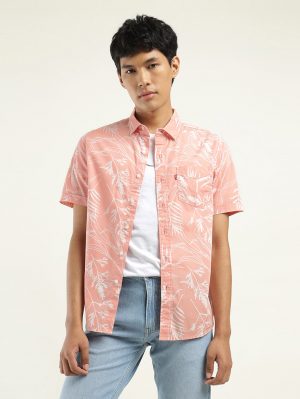 Levi's Men's Printed Slim Fit Shirt crafted with premium fabrics and iconic styleperfect for casual or smart-casual looks.