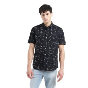 Levi's Men's Slim Fit All Over Printed Shirt