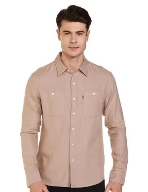 Levi's Men's Solid Slim Fit Shirt