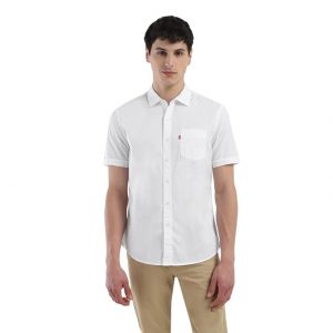 Levi's Men's Solid Slim Fit Shirt perfect for casual or smart-casual looks.