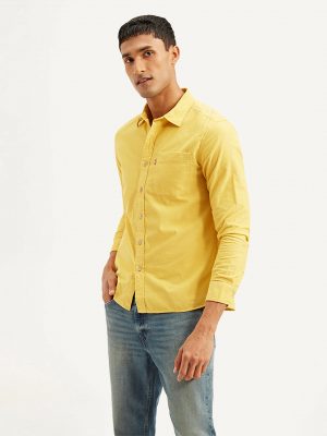 Levi's Men's Solid Slim Fit Shirt Shop classic and modern Levi's Men’s shirts crafted with premium fabrics