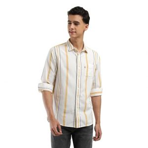 Levi's Men's Striped Slim Fit Shirt classic and modern Levi's Men’s shirts