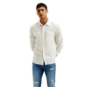 Levi's Men's Textured Slim Fit Shirt