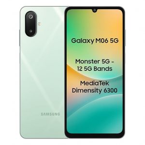 Samsung Galaxy M06 5G (Sage Green, 4GB RAM, 128 GB Storage) | MediaTek Dimensity