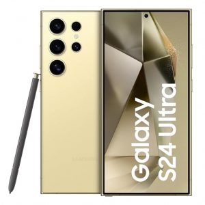 Samsung Galaxy S24 Ultra 5G AI Smartphone (Titanium Yellow, 12GB, 512GB Storage)