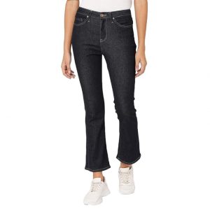 Spykar Clean Look Lycra Flared Fit Womens Jeans