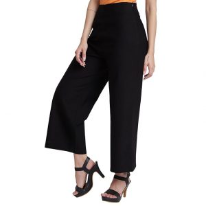 Spykar High Rise Straight Fit Green Track Pants for Women