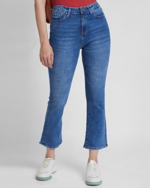 Spykar Women Elissa Lightly Washed Bootcut Fit Jeans