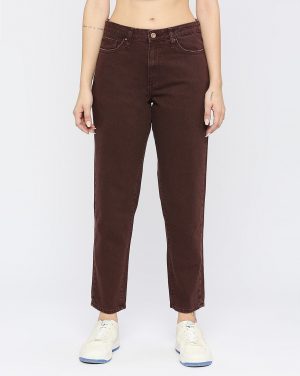 Spykar Women Lightly Washed Mom Fit Jeans