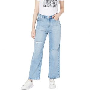 Spykar Women's Cotton Mid-Rise Jeans (CMS-01BB-001)