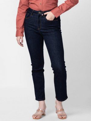 Spykar Women Slim Mid Rise Blue Jeans