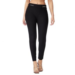 Spykar Women's Skinny Knit Track Pants