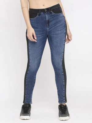 Spykar Women Super Skinny High Rise Blue Jeans