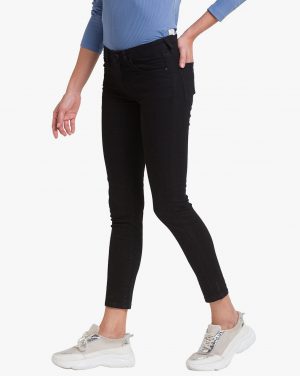 Spykar Women Super Skinny Mid Rise Black Jeans
