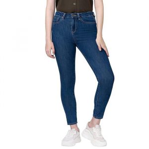 Spykar Women Super Skinny Mid Rise Blue Jeans