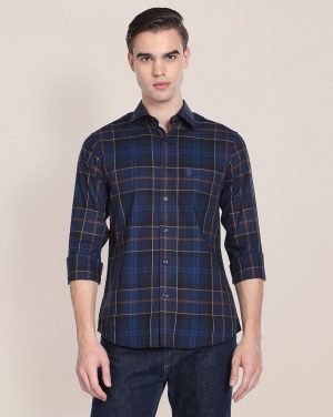 U.S. POLO ASSN.Checked Shirt with Placement Logo