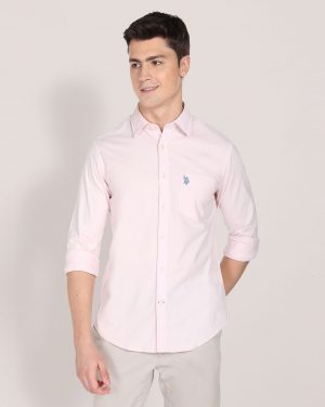 U.S. POLO ASSN.Cut-Away Collar Patched-Pocket Shirt