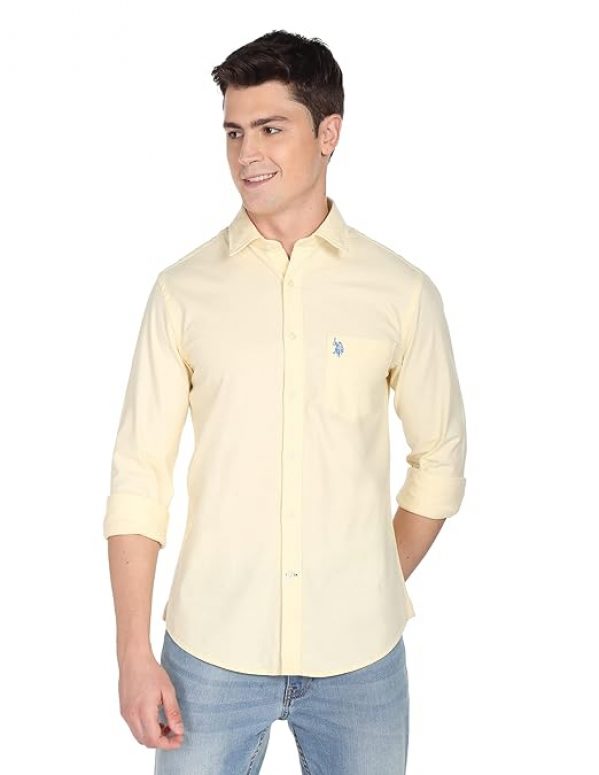 U.S. POLO ASSN. Men's Cotton Regular Fit Shirt
