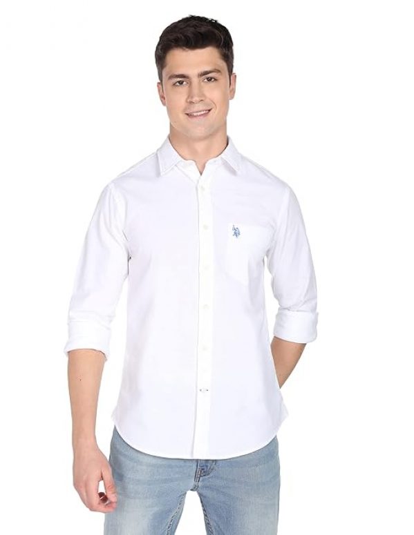 U.S. POLO ASSN. Men's Cotton Regular Fit Shirt