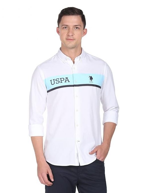 U.S. POLO ASSN. Men's Cotton Regular Fit Shirt
