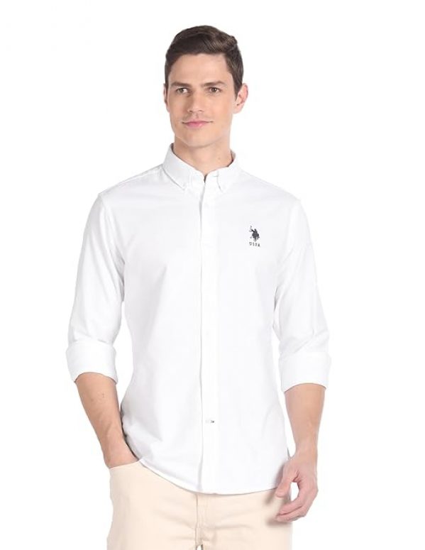 U.S. POLO ASSN. Men's Cotton Regular Fit Shirt