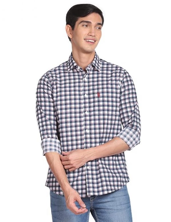 U.S. POLO ASSN. Men's Cotton Regular Fit Shirt