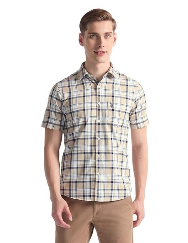 U.S. POLO ASSN. Men's Cotton Regular Fit Shirt