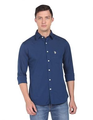 U.S. POLO ASSN. Men's Cotton Regular Fit Shirt