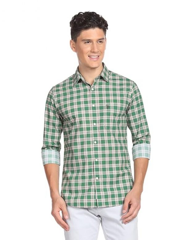 U.S. POLO ASSN. Men's Cotton Regular Fit Shirt