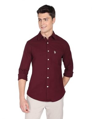 U.S. POLO ASSN. Men's Cotton Regular Fit Shirt