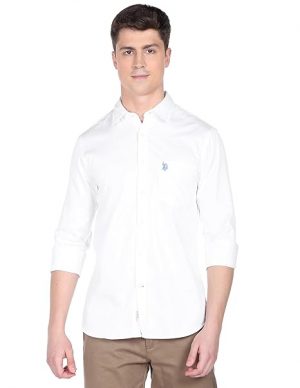 U.S. POLO ASSN. Men's Cotton Regular Fit Shirt