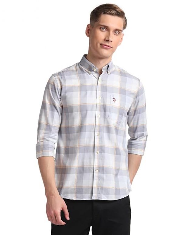 U.S. POLO ASSN. Men's Cotton Regular Fit Shirt