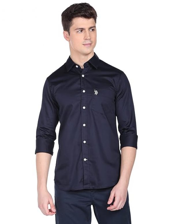 U.S. POLO ASSN. Men's Cotton Regular Fit Shirt