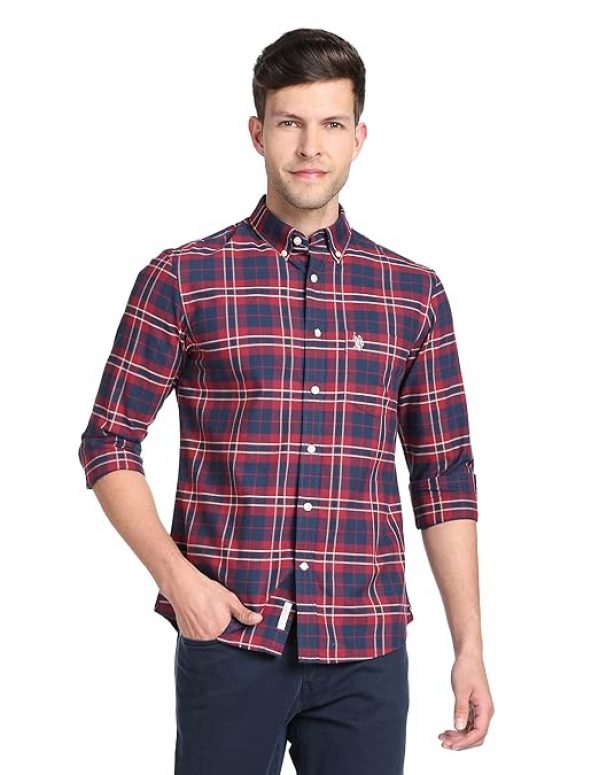 U.S. Polo Assn. Men's Cotton Regular Fit Shirt
