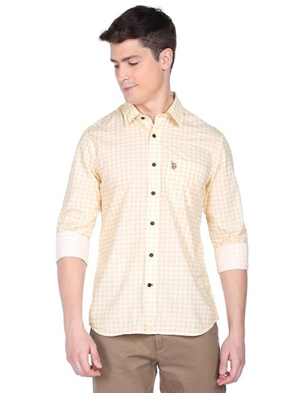U.S. POLO ASSN. Men's Cotton Regular Fit Shirt