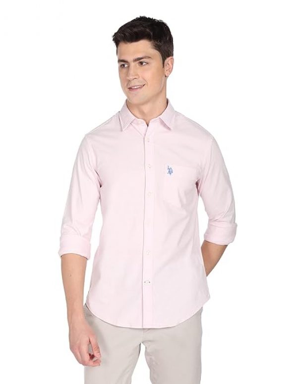 U.S. POLO ASSN. Men's Cotton Regular Fit Shirt