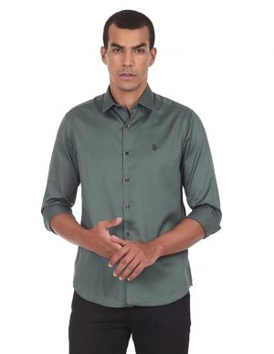 U.S. POLO ASSN. Men's Cotton Stretch Fit Shirt