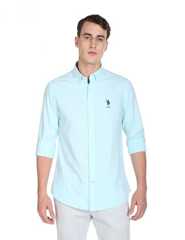 U.S. POLO ASSN. Men's Cotton Tailored Fit Shirt