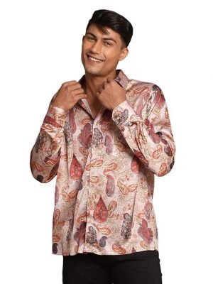 Vastramay Men Multicoloured Pasley Printed Casual Shirt
