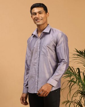 Vastramay Premium Spread Collar Casual Shirt